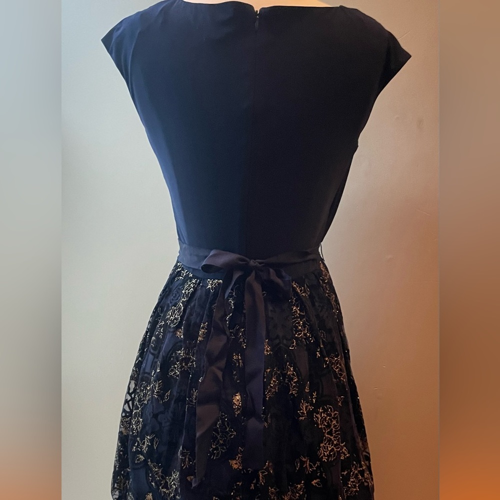 SLNY Formal Dress Navy - Picture 3 of 8